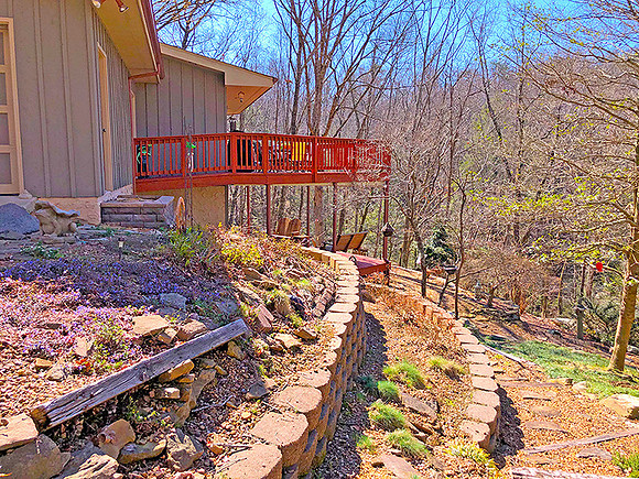 Upper Deck and backyard