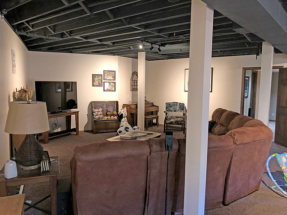 Media room - Sectionals downstairs